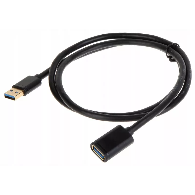 Cable USB UNITEK Y-C457GBK USB 3.2 Gen 1 (3.1 Gen 1) 1 m USB A negro