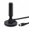 Antena de TV interior QOLTEC 57016 DVB-T2 – diseño compacto para recepción digital terrestre