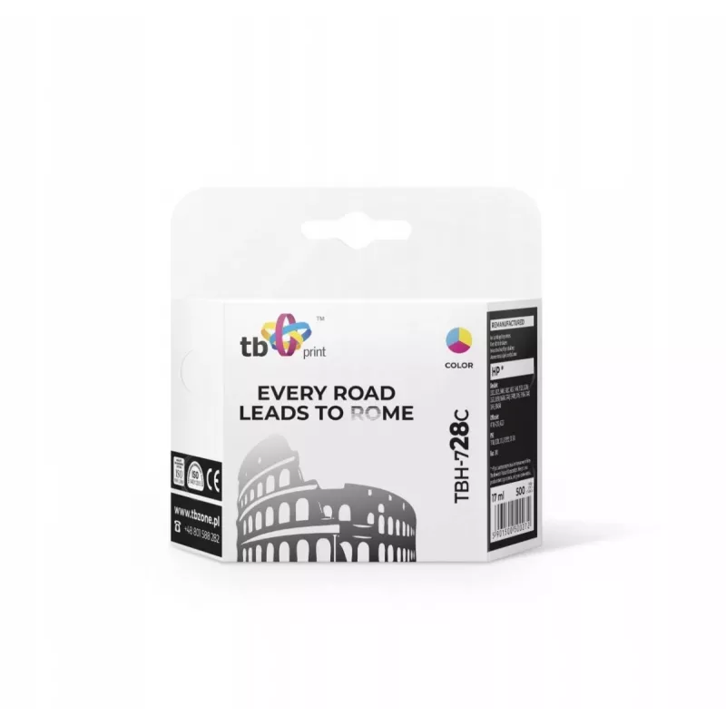 Tinta TBH-728C (HP n.º 28 - C8728A) color remanufacturada