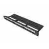 Patch panel 1U LANBERG PPKS-1124-B, 24 puertos, 1U, ABS, negro, 482,6×44,5×154 mm
