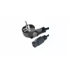 Cable de alimentación CEE 7/7 - IEC 320 C19 16A VDE 1,8M negro