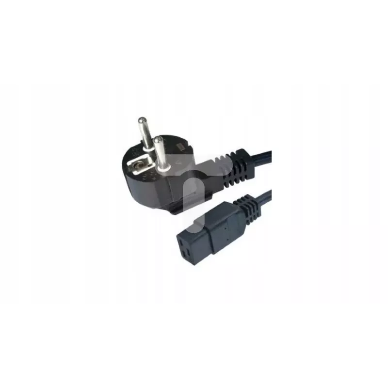 Cable de alimentación CEE 7/7 - IEC 320 C19 16A VDE 1,8M negro