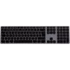 Matias FK318B-UK Aluminium Mac Hub 2xUSB gris espacial — teclado mecánico compatible con Mac con hub USB integrado