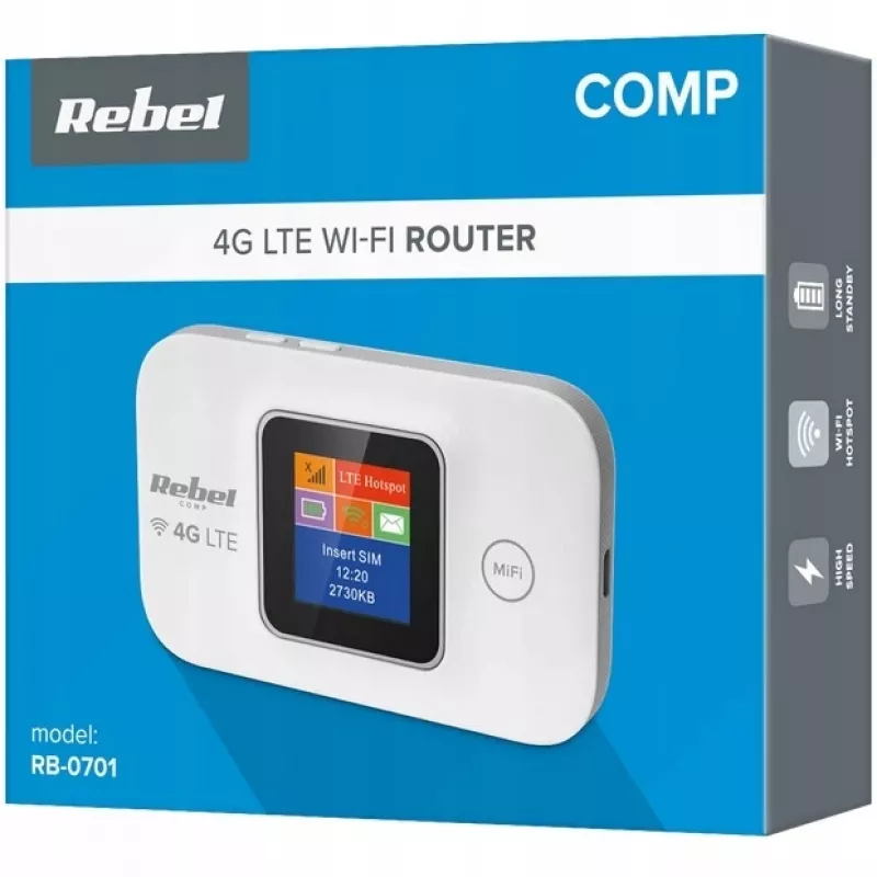 Rebel RB-0701 Router WLAN Singleband (2,4 GHz) 3G 4G