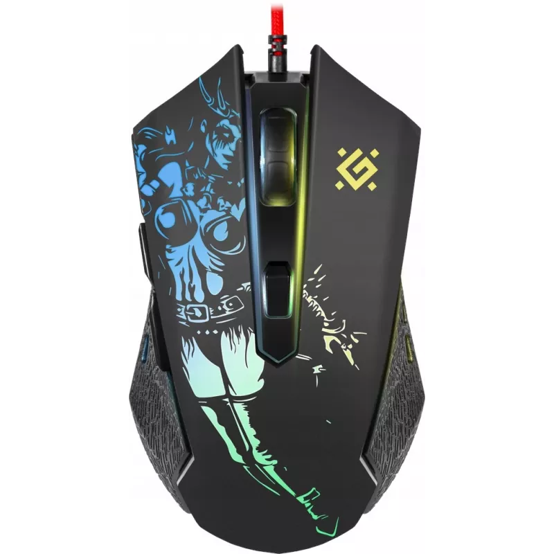 Ratón gaming óptico con cable DEFENDER GM-933 SIN'SISTER 7200dpi 6P RGB
