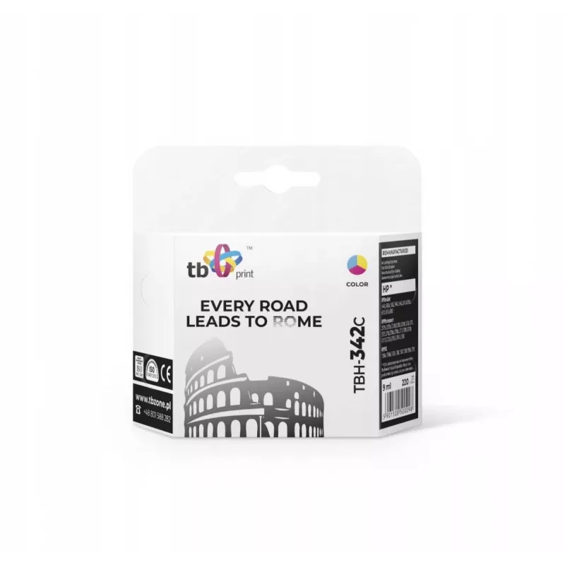 Tinta TBH-342C (HP n.º 342 - C9361EE) color remanufacturada