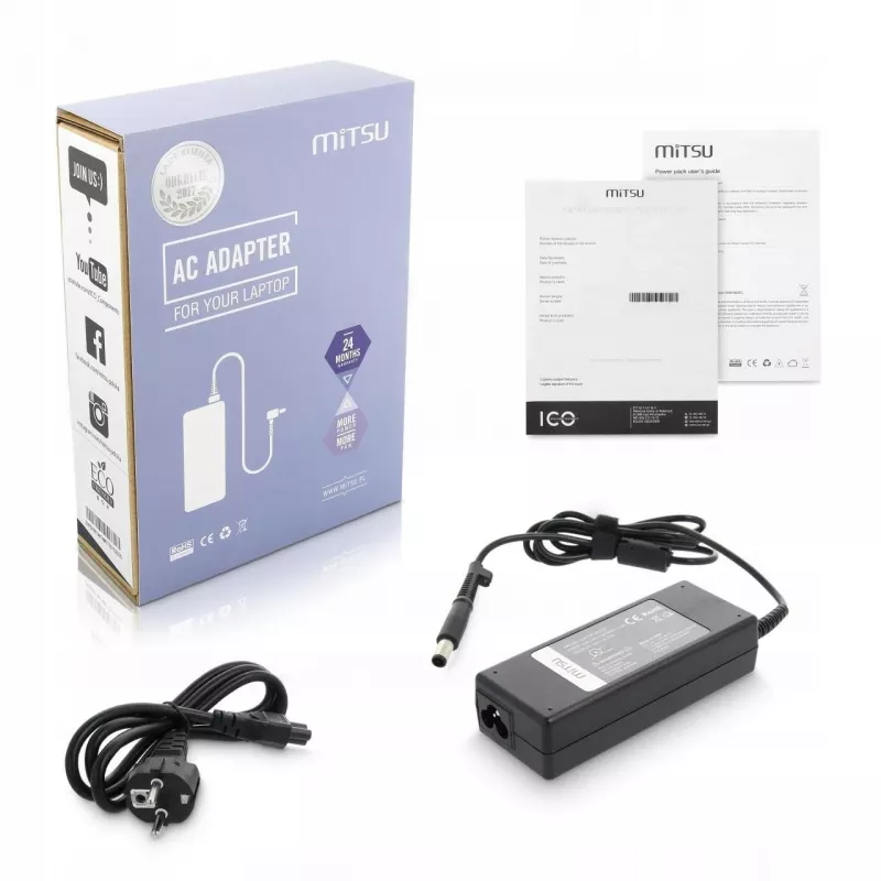 Fuente de alimentación MITSU HP 19V 4.74A fuente de alimentación externa para dispositivos portátiles