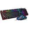 Conjunto de teclado y ratón con cable Rebeltec
