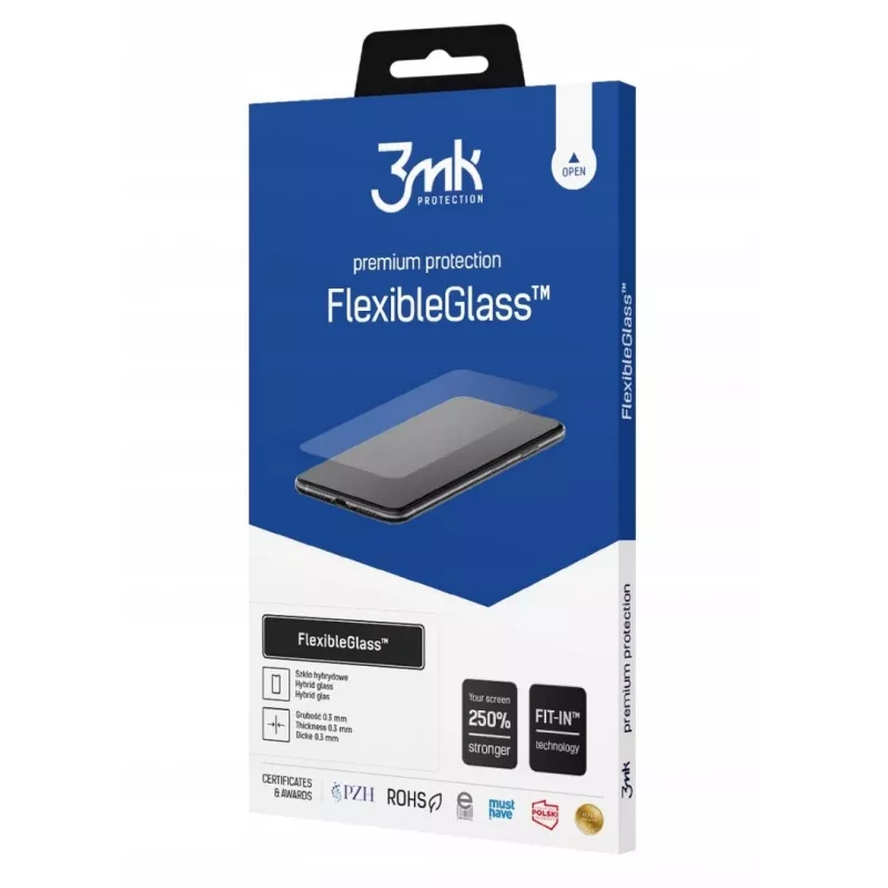 3MK FlexibleGlass protector de pantalla de cristal híbrido para Samsung Galaxy S23 (S911), 6,1 pulgadas, 7H
