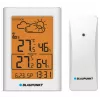 Blaupunkt WS15WH estación meteorológica con sensor exterior, blanca