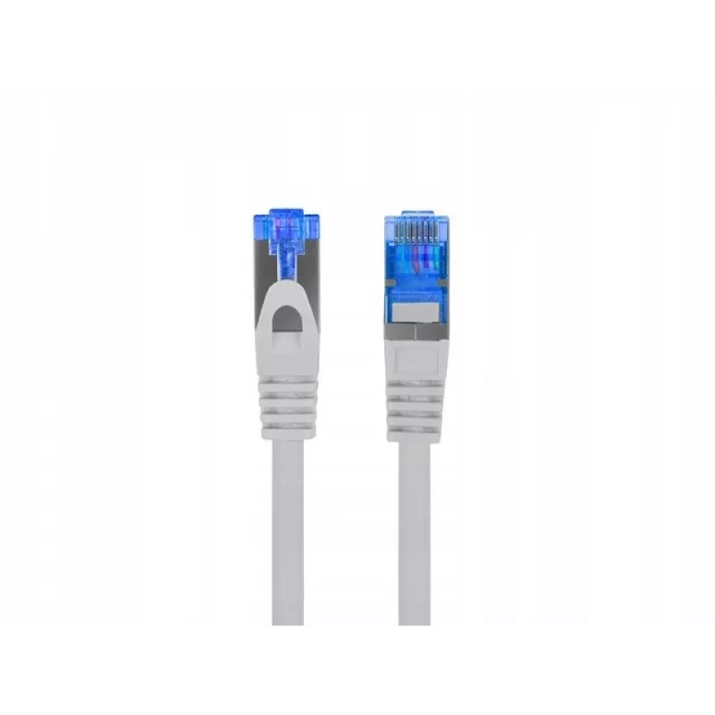 Cable de red LANBERG RJ-45 a RJ-45 S/FTP PCF6A-10CC-0050-S, 0,5 m, conductor CCA, 500 MHz, LSZH, gris