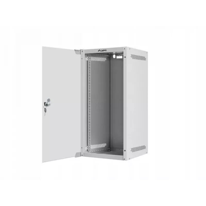Lanberg WF10-2312-10S armario rack 12U montaje en pared gris