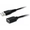Cable de extensión USB Unitek Y‑C418GBK 5 m USB A a USB A USB 2.0, negro