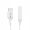 Adaptador de audio USB Type 3.1 C (M) – Jack 3,5mm (H) Blanco SAVIO AK-52