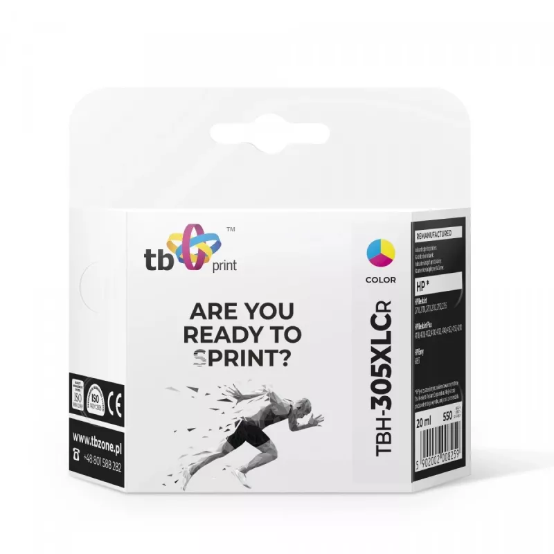 Tinta para HP DeskJet 2710 TBH-305XLCR Color