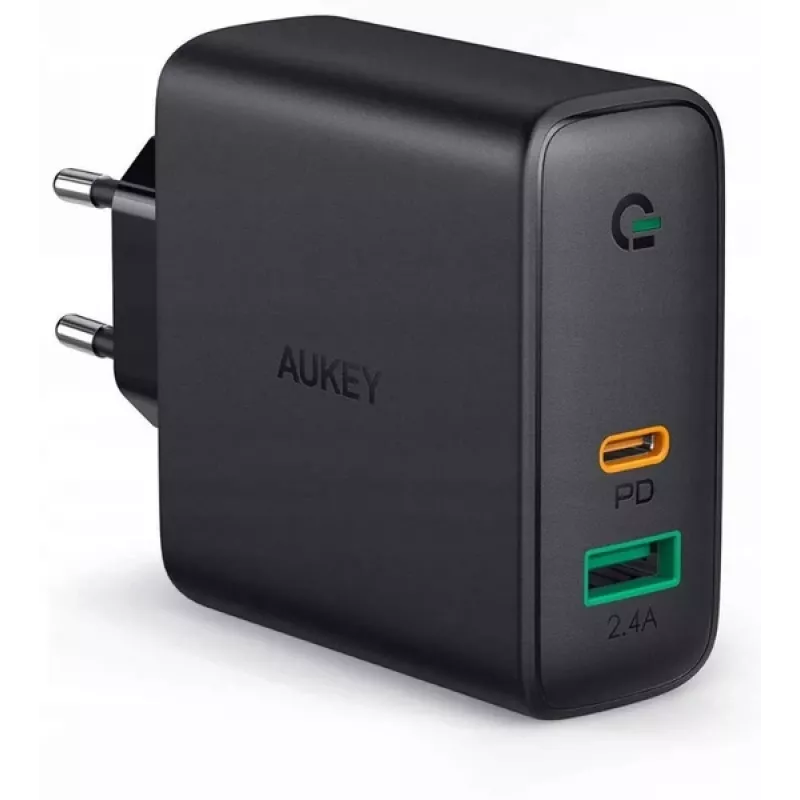 Cargador de pared PA-D3 2xUSB Power Delivery (1xUSB+1xUSB C) 5,4A 60W Dynamic Detect