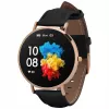 Smartwatch de piel Garett Verona oro-negro