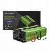 Inversor de coche Qoltec Monolith 1200 W Verde 12 V