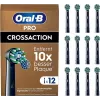 Oral-B Pro CrossAction Recambios de cepillo, 12 uds.