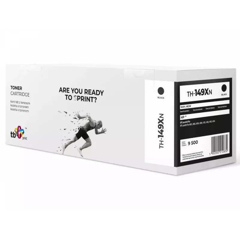 Tóner TB compatible con HP LJ Pro 4001 BK, 9 5000 páginas