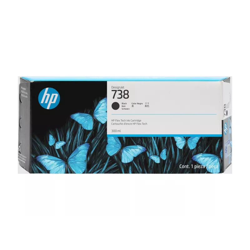 HP 738 300-ml Negro DesignJet cartucho de tinta