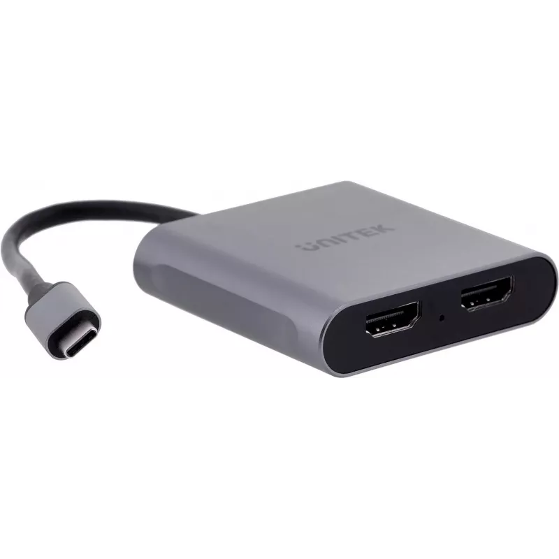 Adaptador UNITEK USB-C, 2x HDMI, 4K@60HZ, MST, V1404B (V1404B)