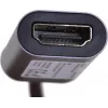 Adaptador de vídeo UNITEK V1420A 0,15 m USB Type-C HDMI gris