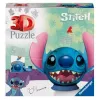 Ravensburger 11574 Disney Stitch puzle 3D esférico con orejas, 77 piezas, a partir de 6 años