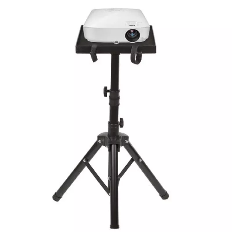 Soporte de proyector portátil ajustable MACLEAN MC-920, altura hasta 1,2 m, trípode ligero