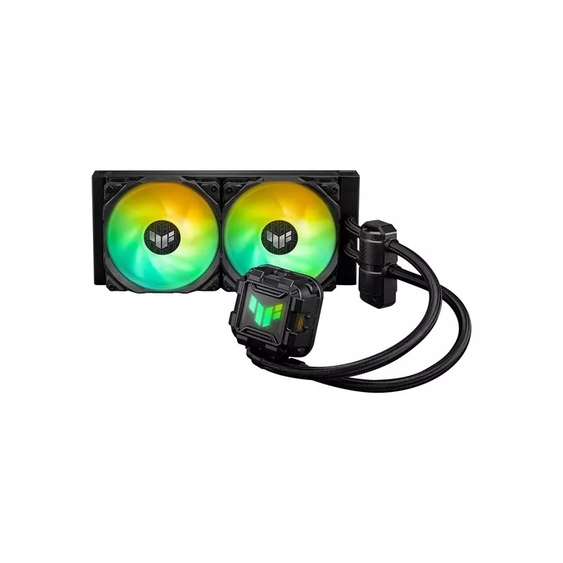 Kit de refrigeración líquida para procesador ASUS TUF GAMING LC II 240 ARGB 12 cm Negro