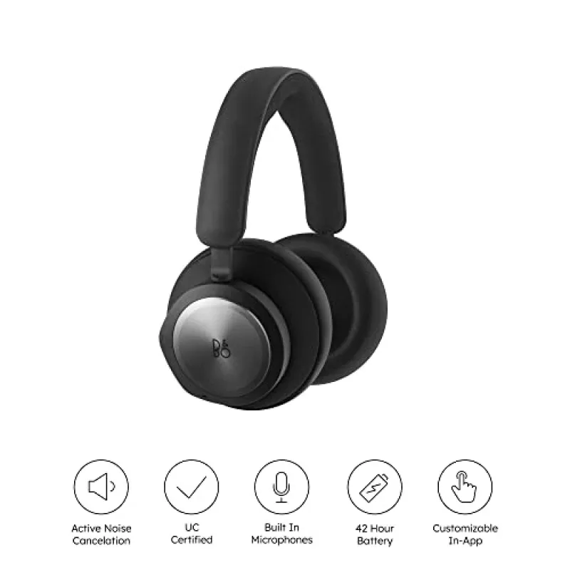 Auriculares Bang & Olufsen Beocom Portal con cable e inalámbricos Bluetooth negros