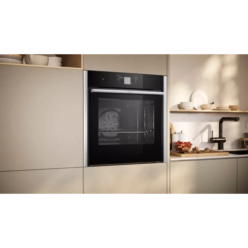 Neff B64CT73N0 Horno 71 L Negro, acero inoxidable
