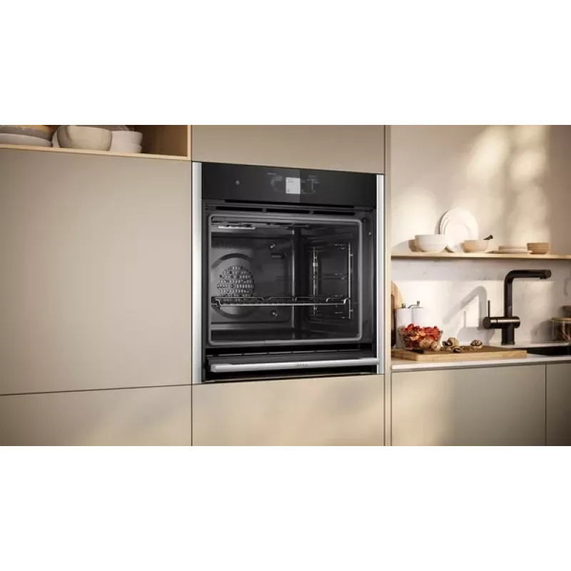 Neff B64CT73N0 Horno 71 L Negro, acero inoxidable
