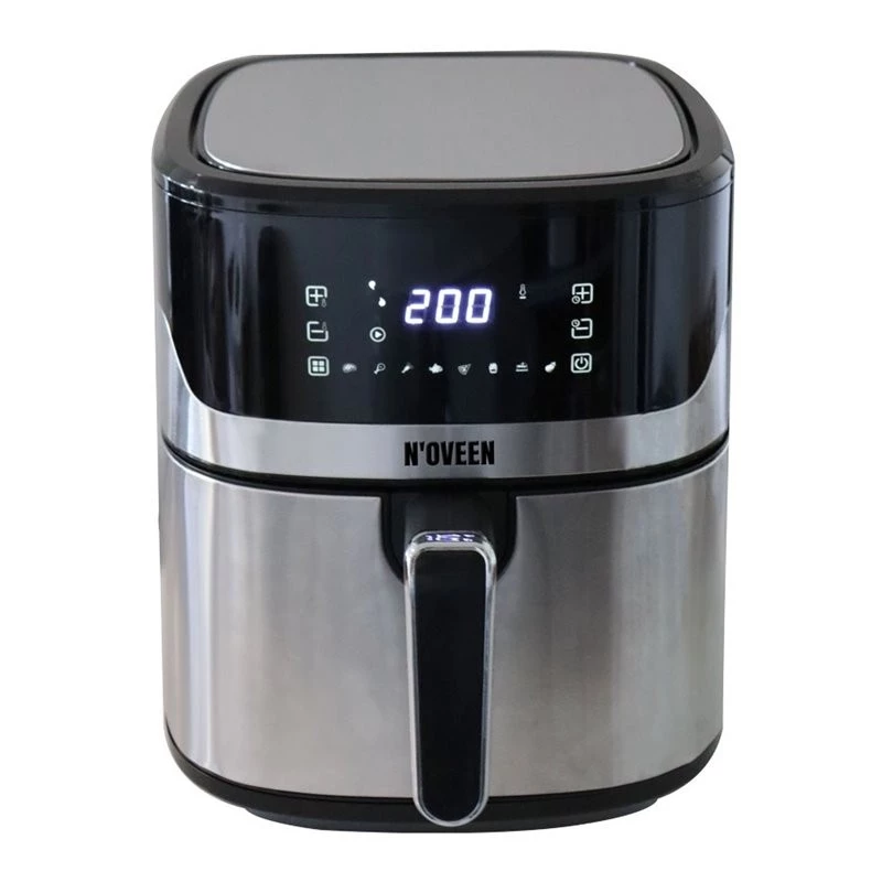 Freidora de aire NOVEEN AF550 — 6,5 l de capacidad, 1600 W, hasta 200°C, 8 programas