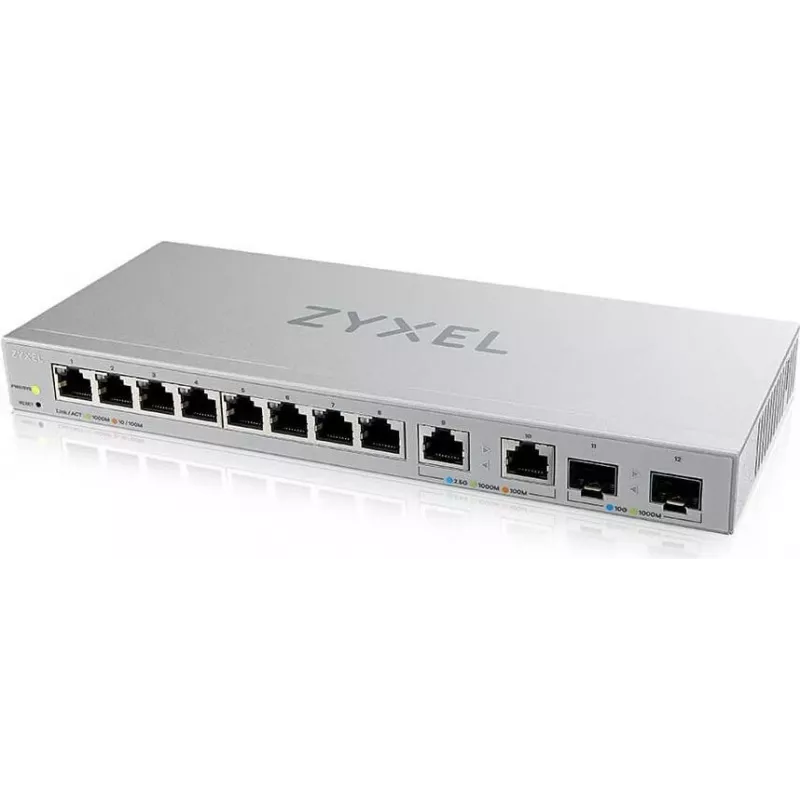 Zyxel XGS1210-12-ZZ0102F Switch de red gestionado Gigabit Ethernet (10/100/1000) gris