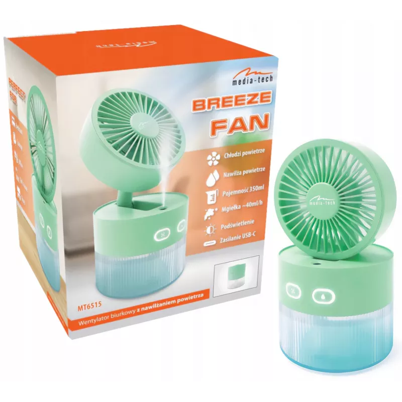 Ventilador de mesa MEDIA-TECH MT6515 12 pulgadas, 3 velocidades
