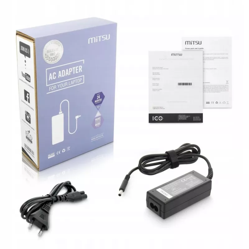 Fuente de alimentación MITSU ZM/DEL19523 19,5 V 2,31 A para dispositivos portátiles (MPN 5ZM016)