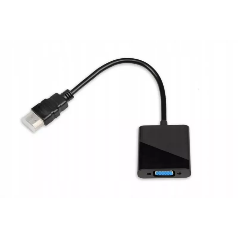 Adaptador iBox IAHV01 de HDMI a VGA, negro