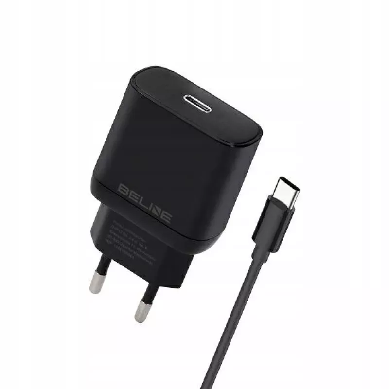 Cargador Beline Beli02176 30W USB-C con cable USB-C, negro