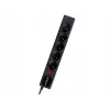 Regleta con protección contra sobretensiones TRACER PowerGear Tracer 47138 5 m negra con cable de 5 m