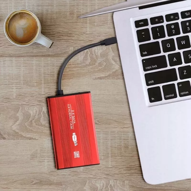Carcasa para HDD/SSD QOLTEC 51860 para unidades SATA III de 2,5