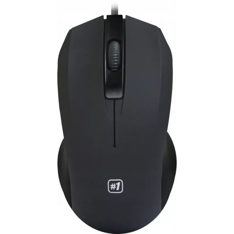 Ratón óptico con cable DEFENDER MM-310 USB Type-A, 1000 DPI, ambidiestro, 2 botones, negro, cable de 1,35 m