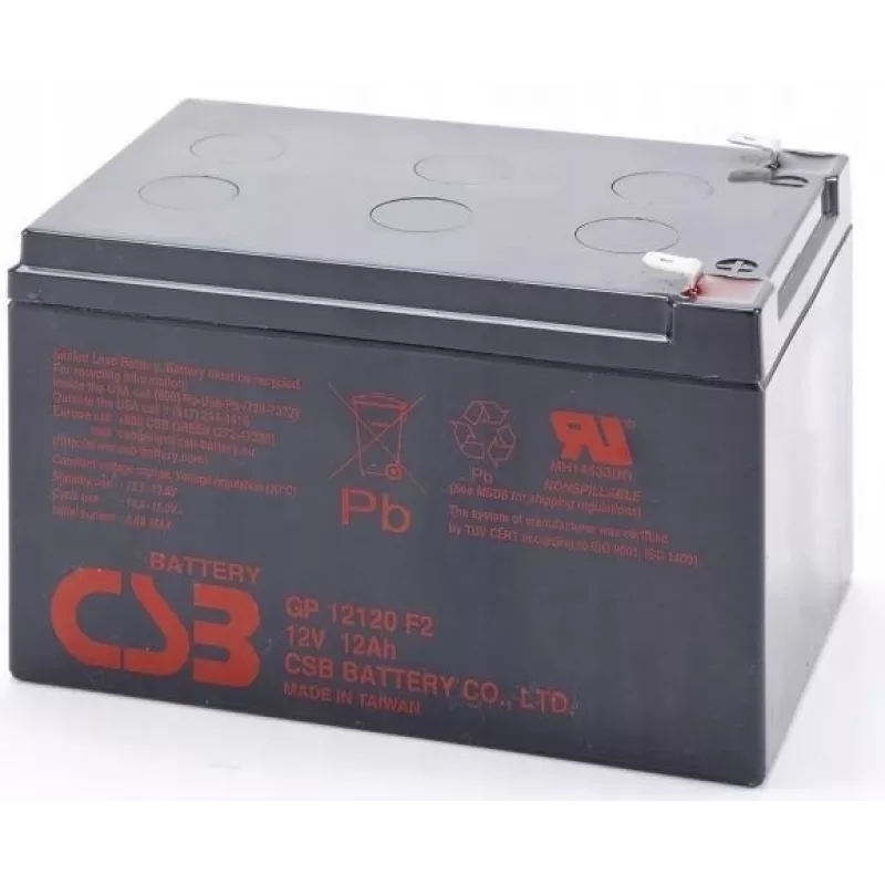 Batería CSB nueva 12Ah 12V original para SAI APC