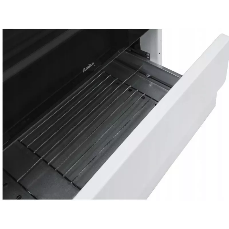 Cocina independiente Amica SHM51071W eléctrica gas blanca 4 zonas de gas 63L