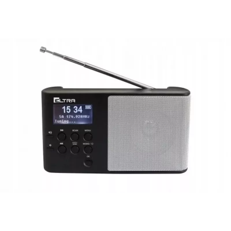 Radio DAB+ de sobremesa Eltra Modelo en Plata