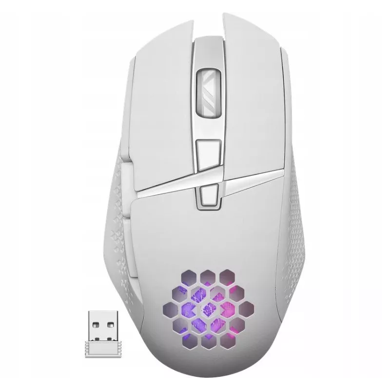Ratón gaming Defender GLORY GM-514, para diestros, RF, inalámbrico, óptico, 3200