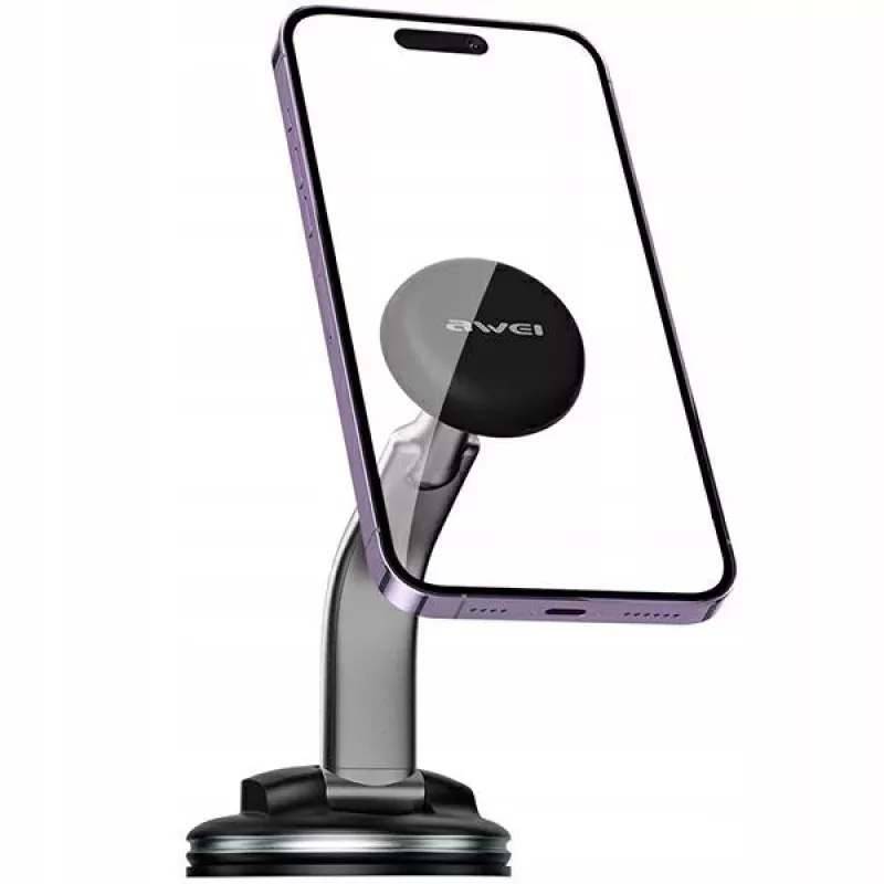 Soporte magnético para móvil Awei X45 para montaje en parabrisas y salpicadero, compatible con smartphones