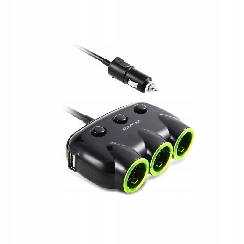 Adaptador de mechero de coche Awei C-35 para tomas de 12V y 24V