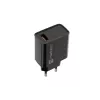 Natec Ribera NUC-2058 cargador de pared, 18 W, 1x USB-A, hasta 3 A, Quick Charge 3.0, Samsung AFC, Huawei FCP/SCP, negro