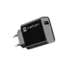 Natec Ribera NUC-2058 cargador de pared, 18 W, 1x USB-A, hasta 3 A, Quick Charge 3.0, Samsung AFC, Huawei FCP/SCP, negro